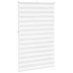 vidaXL Store zèbre blanc 150x230 cm largeur du tissu 145 9cm polyester