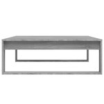 vidaXL Table basse Sonoma gris 100x100x35 cm Bois d'ingénierie
