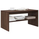 vidaXL Meuble TV chêne marron 80x40x40 cm bois d'ingénierie