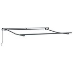 vidaXL Store rétractable manuel rayé multicolore 350x250 cm