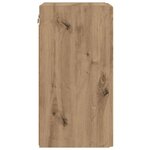 vidaXL Meuble TV mural 2 Pièces Chêne artisan 30 x 31 x 60 cm