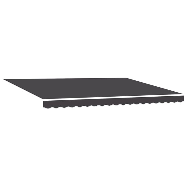 vidaXL Auvent rétractable automatique anthracite 450x300 cm