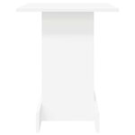 vidaXL Table d'appoint Blanc 44 5 x 45 x 55 cm Bois d'ingénierie
