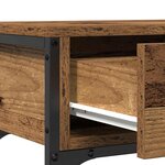 vidaXL Table Console avec tiroir Bois ancien 100 x 25 x 75 cm