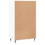 vidaXL Armoire à chaussures blanc 60x35x105 cm bois d'ingénierie