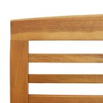 vidaXL Banc de jardin 119 cm bois d'acacia solide