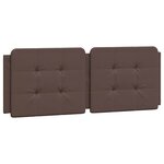 vidaXL Cadre de lit sans matelas Zadar marron 120x200 cm similicuir