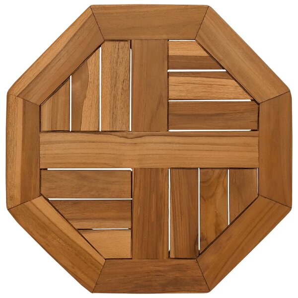 vidaXL Dessus de table 40x40x2 5 cm octogonal bois de teck massif