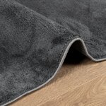 vidaXL Tapis OVIEDO à poils courts anthracite 200x200 cm