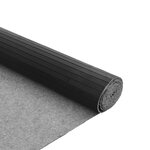vidaXL Tapis rectangulaire gris 80x400 cm bambou
