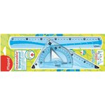 Kit 3 instruments de traçage avec équerre 2 en 1 INCASSABLE FLEX MAPED