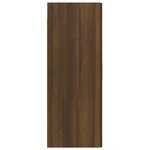 vidaXL Armoire murale suspendue Chêne marron 69 5x34x90 cm