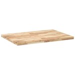 vidaXL Dessus de bureau non traité 80x70x4 cm bois d'acacia massif