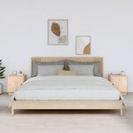 vidaXL Tables de chevet 2 Pièces 40x34x45 cm Bois de pin massif