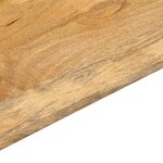 vidaXL Dessus de table 60x50x3 8 cm rectangulaire bois massif manguier