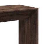 vidaXL Table de bar chêne marron 102x50x103 5 cm bois d'ingénierie