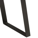 vidaXL Table console 100x35x76 cm Bois d'acacia avec bord naturel