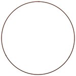 vidaXL Anneau de jardinière 5 Pièces Marron 80 x 80 x 20 cm Acier patiné