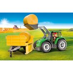 PLAYMOBIL 9317 - Grand tracteur avec remorque