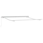 Store manuel rétractable vidaXL Noir 300x250 cm