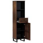 vidaXL Buffet marron 38x34x160 cm bois massif de manguier