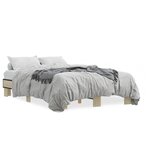 vidaXL Cadre de lit sans matelas chêne sonoma 120x190 cm