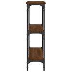 vidaXL Table console chêne marron 100x22 5x75 cm bois d'ingénierie