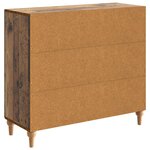 vidaXL Buffet Bois ancien 89 x 34 5 x 80 cm Bois d'ingénierie