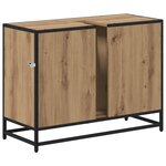 vidaXL Cabinet de salle de bain Chêne artisanal 80 x 33 x 60 cm