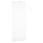 vidaXL Store de Fenêtre avec des rideaux Autre Blanc 80 x 130 cm Aluminium
