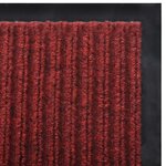 vidaXL Paillasson PVC Rouge 120 x 180 cm