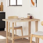 vidaXL Dessus de table rectangulaire 120x70x4 cm bois massif d'acacia
