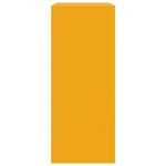vidaXL Buffet jaune moutarde 67x39x95 cm acier