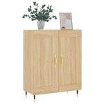 vidaXL Buffet chêne sonoma 69 5x34x90 cm bois d'ingénierie