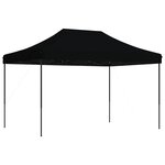 vidaXL Tente de fête 279 x 410 x 315 cm Noir Tissu Oxford