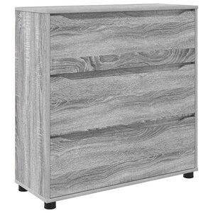 vidaXL Armoire de rangement Gris Sonoma 80 x 31 x 81 cm