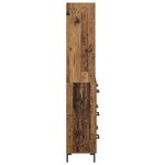 vidaXL Haut Armoire Bois ancien 69 5 x 34 x 180 cm Bois d'ingénierie