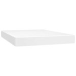 vidaXL Matelas de lit à ressorts ensachés fermeté moyenne Blanc 140x200x20 cm