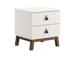 Ensemble Chambre sezane lit 90x200 + chevet + armoire 2 portes + commode clay