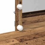 vidaXL Coiffeuse Bois Ancien 100 x 40 x 130 cm Bois d'ingénierie