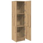 vidaXL Haut Armoire Chêne artisanal 31.5 x 32 x 122.5 cm