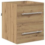 vidaXL Cabinet de salle de bain 41 x 38.5 x 48 cm Bois d'ingénierie