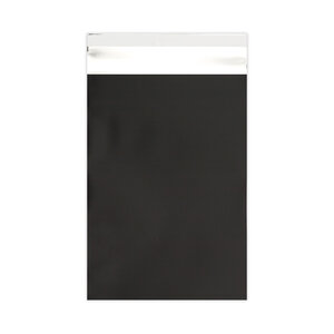 Lot de 50 sachet alu mat noir 250x180 mm
