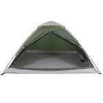 vidaXL Tente de camping à dôme 4 personnes vert imperméable