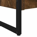 vidaXL Bibliothèque 2 Pièces Chêne Fumé 80 x 30 x 155 cm