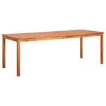 vidaXL Ensemble à manger de jardin 7 Pièces avec coussins Acacia solide