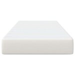 Matelas à ressorts ensachés vidaXL Crème Moyenne 90x200x20 cm Tissu