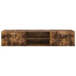 vidaXL Cabinet en Bois Chêne fumé 150 x 39 x 30 cm Bois d'ingénierie