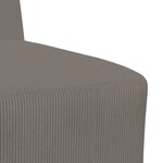 vidaXL Unité de Sofa Modulaire Sans Accoudoirs 2 Pièces Gris clair