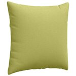 vidaXL Coussins de canapé 2 Pièces Vert clair 60 x 60 cm tissu